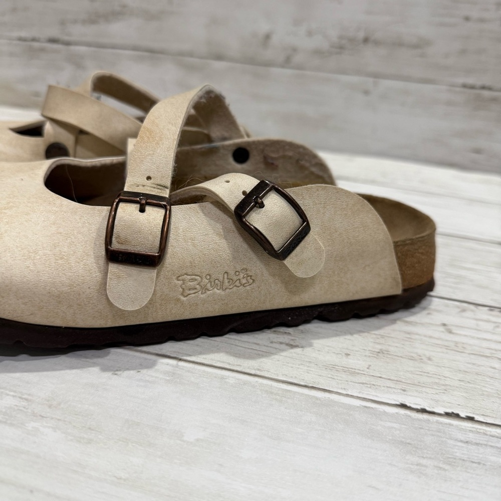 Birki's by Birkenstock Dorian Leather Buckle Clogs L8 - Picture 4 of 10